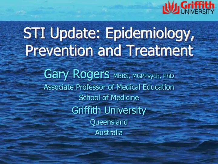 sti update epidemiology prevention and treatment