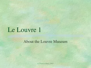 Le Louvre 1