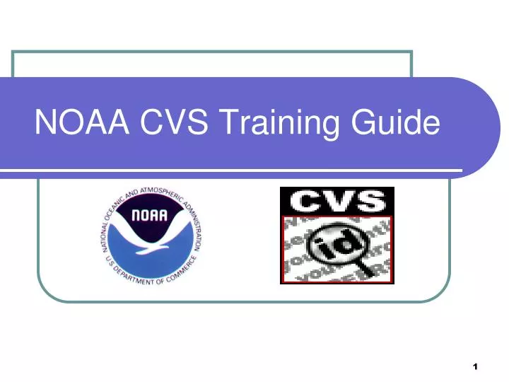 noaa cvs training guide