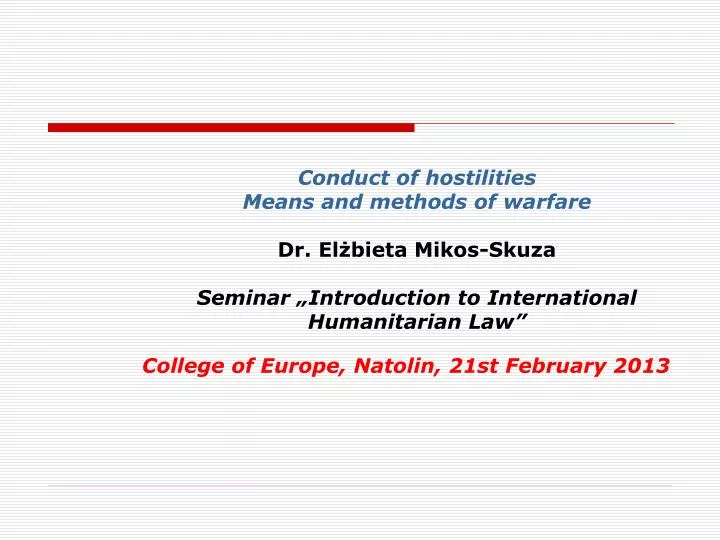 college of europe natolin 21st february 20 13