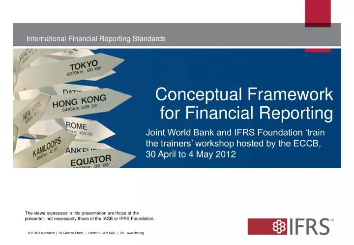 conceptual framework for financial reporting