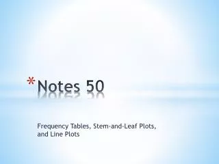 Notes 50