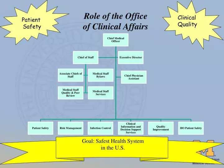 role of the office of clinical affairs