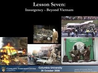 Lesson Seven: Insurgency - Beyond Vietnam
