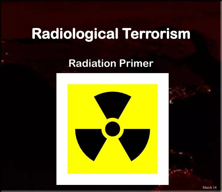 radiological terrorism