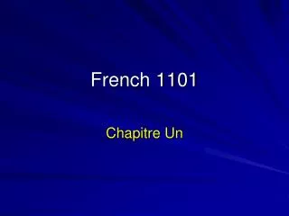 French 1101