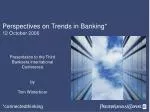 Global Banking Trends: Challenges and Growth Opportunities - slide 1