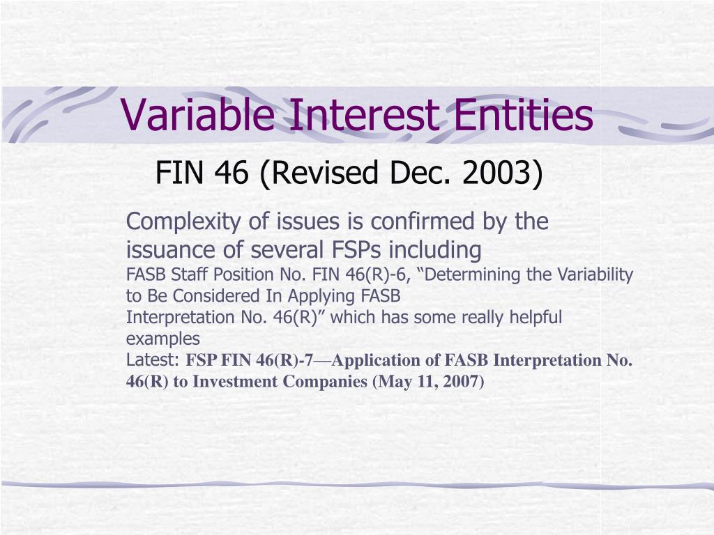 PPT - Variable Interest Entities PowerPoint Presentation, free download ...
