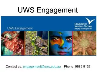 UWS Engagement