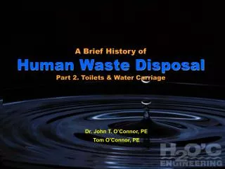 A Brief History of Human Waste Disposal Part 1: From Cesspits &amp; Outhouses to Water Closets