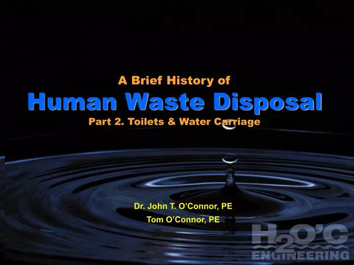 a brief history of human waste disposal part 1 from cesspits outhouses to water closets