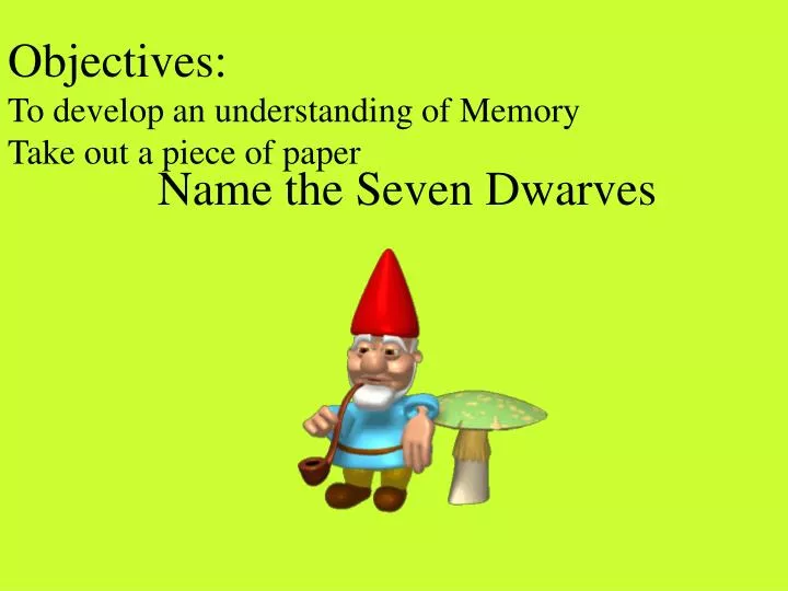 name the seven dwarves