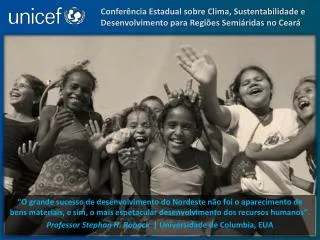 Conferência Estadual sobre Clima, Sustentabilidade e Desenvolvimento para Regiões Semiáridas no Ceará