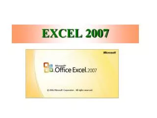 Excel - prvi koraci 2