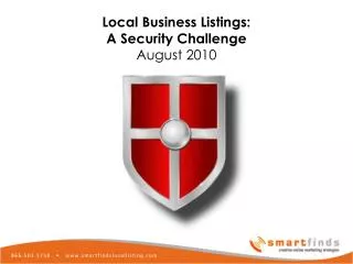 Local Business Listing security Challenges