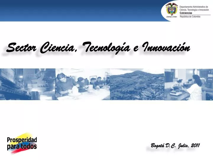 se cto r ciencia tecnolog a e innovaci n