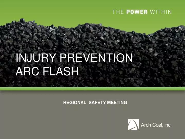injury prevention arc flash