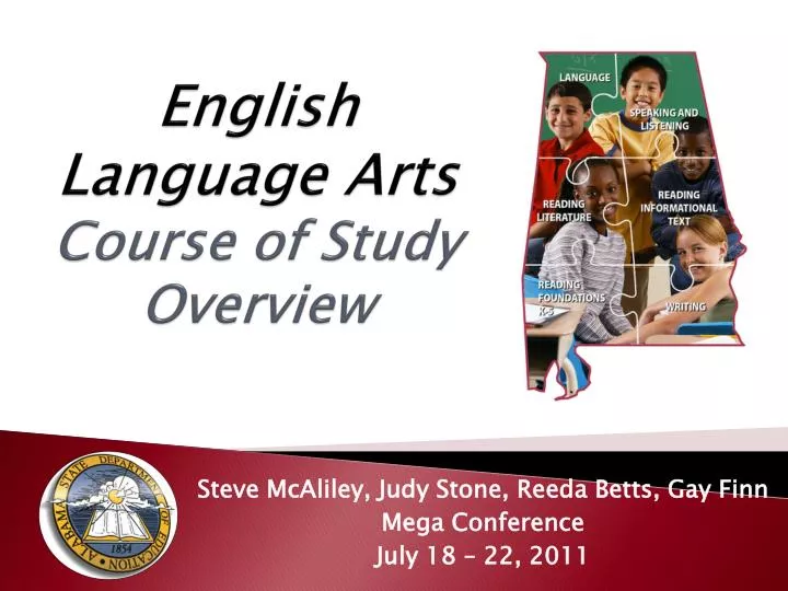 english language arts course of study overview