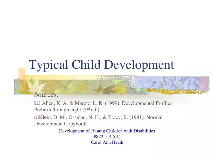 typical child development