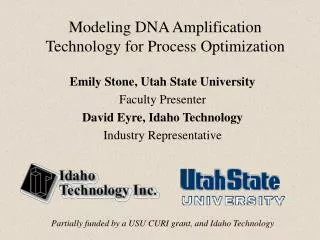 Modeling DNA Amplification Technology for Process Optimization