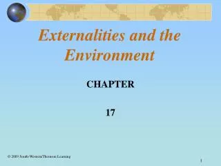 Externalities and the Environment