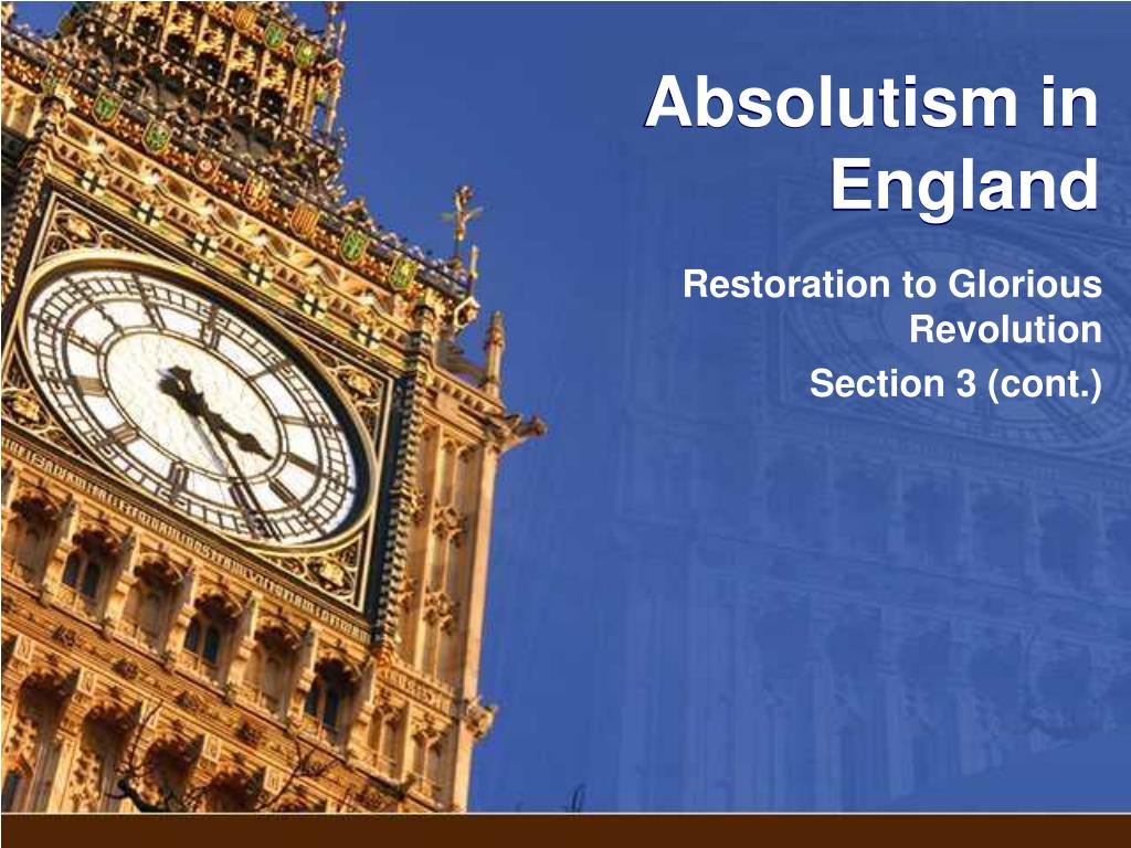 PPT - Absolutism in England PowerPoint Presentation, free download - ID ...