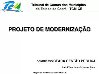 Tribunal de Contas dos Municípios do Estado do Ceará - TCM-CE