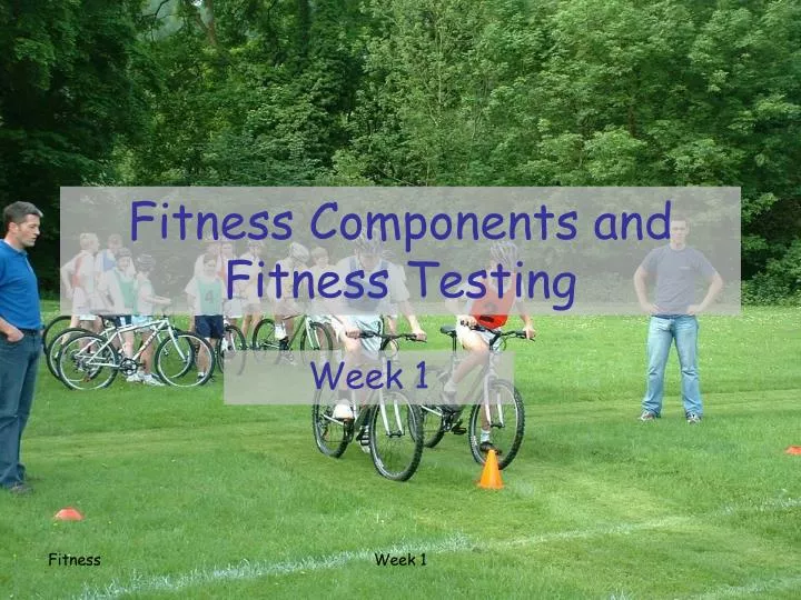 fitness components and fitness testing