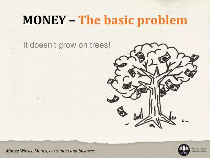 money the basic problem