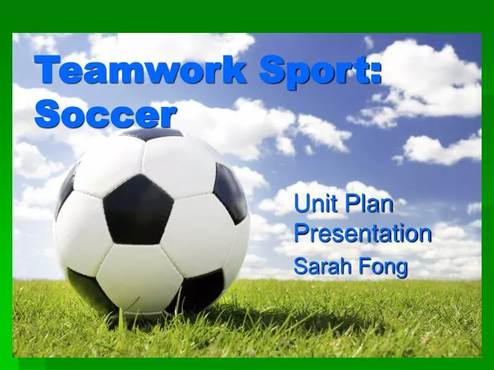 teamwork sport soccer