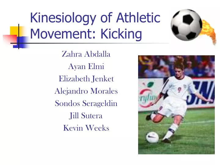 kinesiology of athletic movement kicking