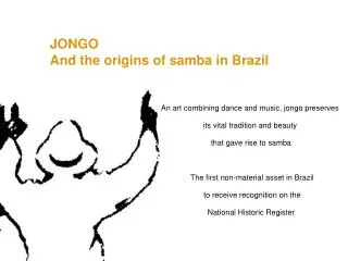 JONGO And the origins of samba in Brazil