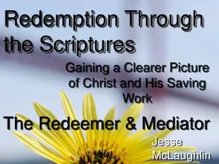 The Redeemer &amp; Mediator