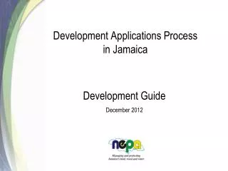 Development Applications Process in Jamaica