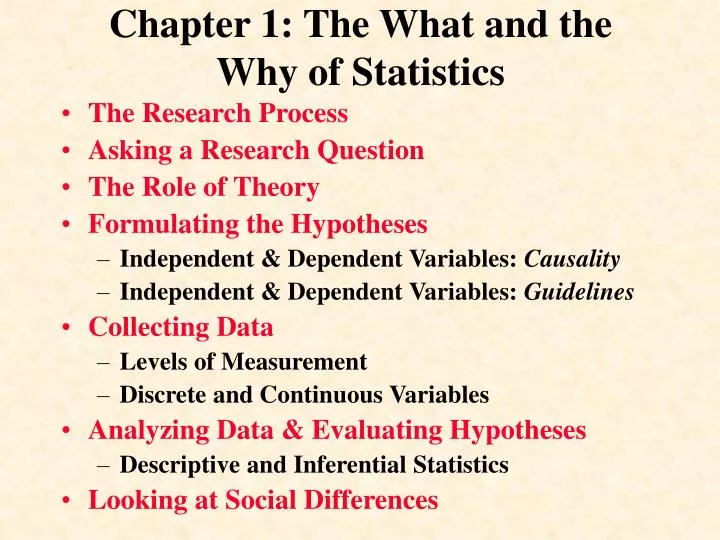 chapter 1 the what and the why of statistics