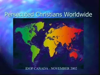 Persecuted Christians Worldwide
