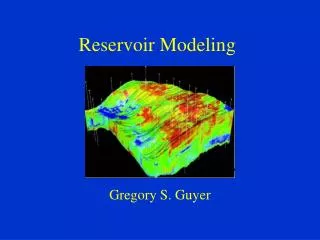 Reservoir Modeling