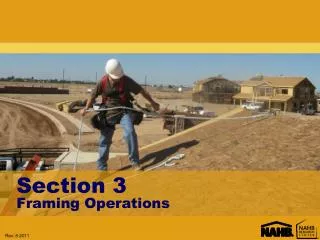 Section 3 Framing Operations