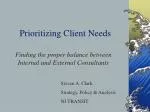 Prioritizing Client Needs - slide 1