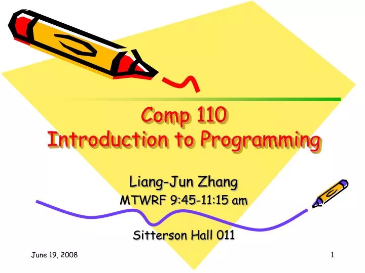 comp 110 introduction to programming