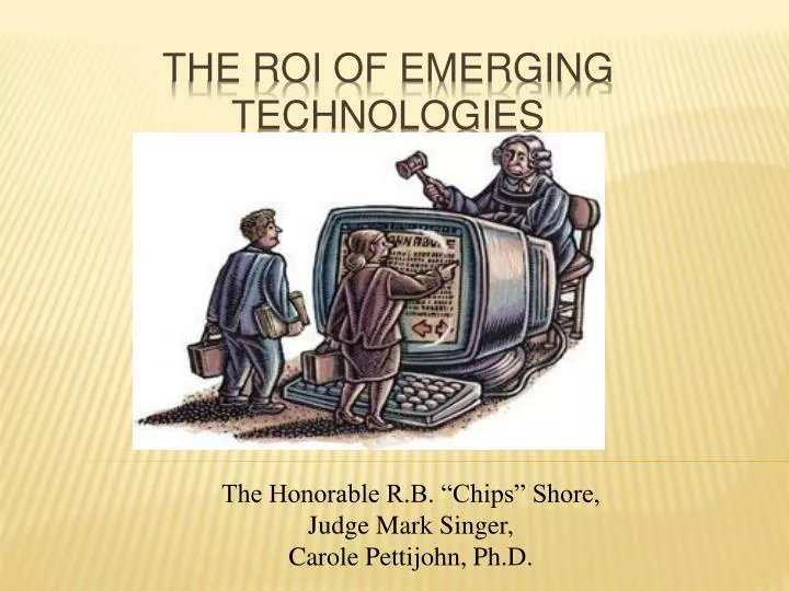 the roi of emerging technologies