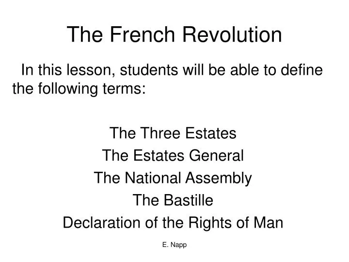 the french revolution