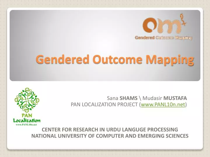 gendered outcome mapping