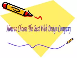 How to Choose The Best Web Design Company