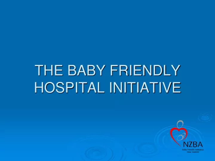 the baby friendly hospital initiative