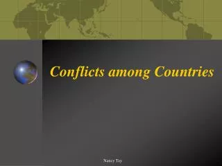 Conflicts among Countries