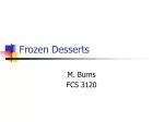 Frozen Desserts - slide 1