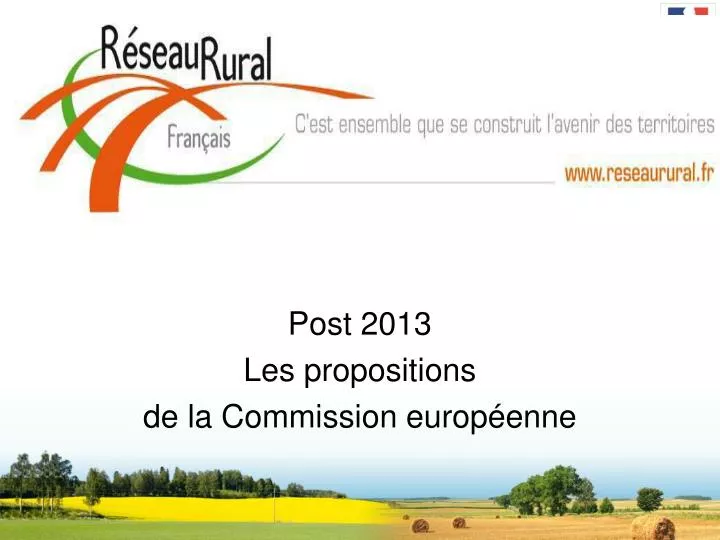 post 2013 les propositions de la commission europ enne