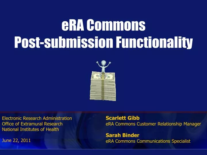 era commons post submission functionality