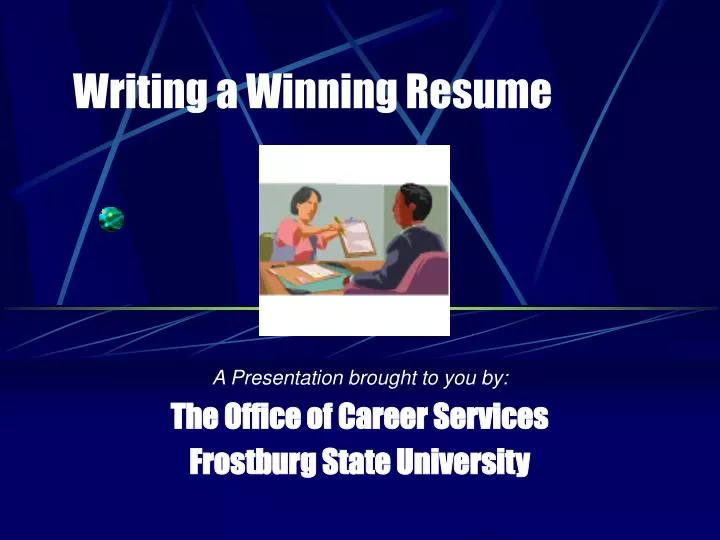 writing a winning resume